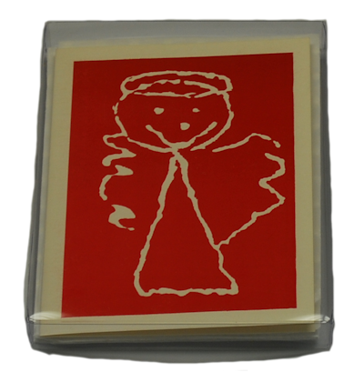 Greeting Card Boxes A7,A6 and A2 (Two piece clear vinyl box and 